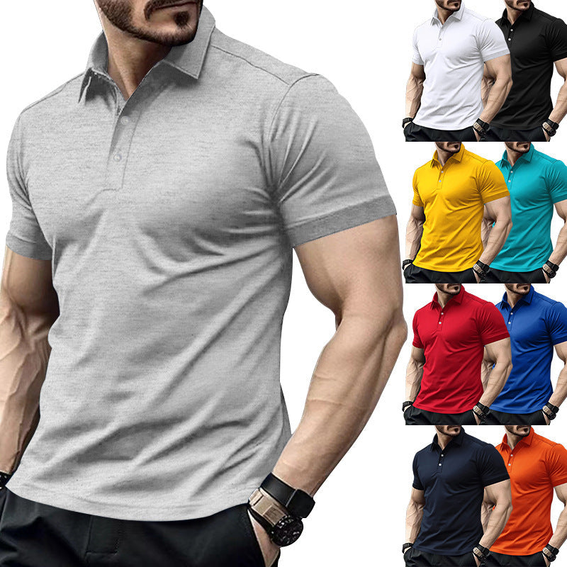 Herren Hochwertiges Kurzarm Poloshirt mit atmungsaktiver Technologie und modernem Schnitt Drune