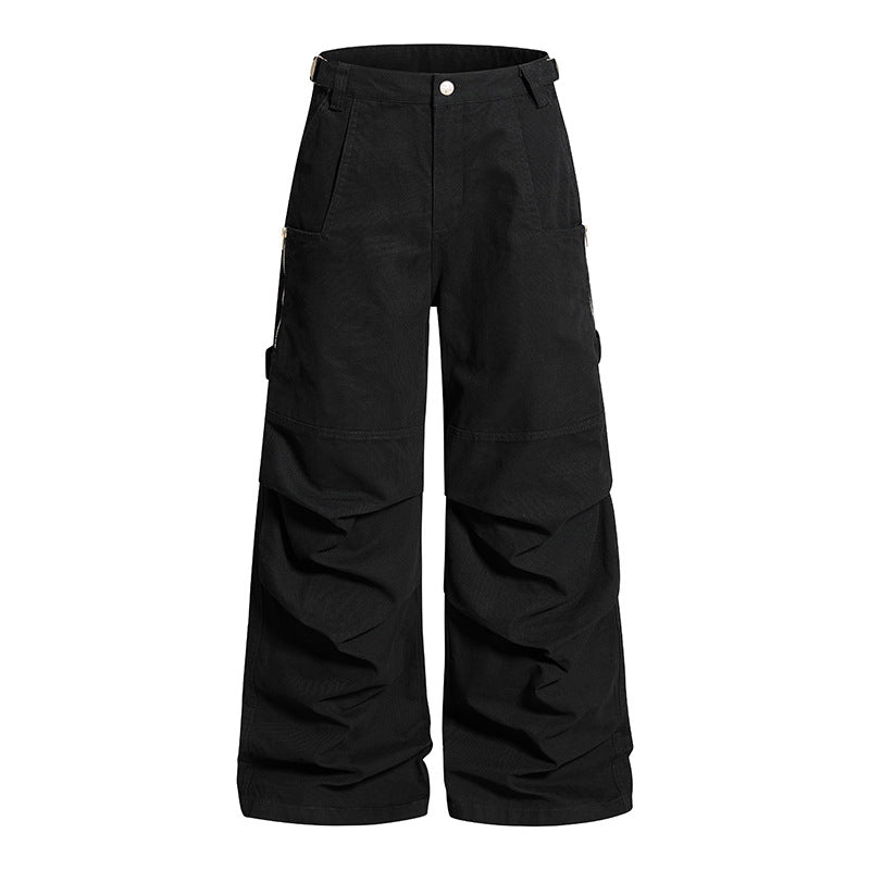Damen Weite Cargo-Hose mit verstärkten Kniepartien und Multifunktions-Taschen Drune