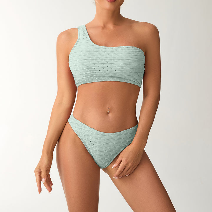 Damen asymmetrisches Bikini-Set Drune
