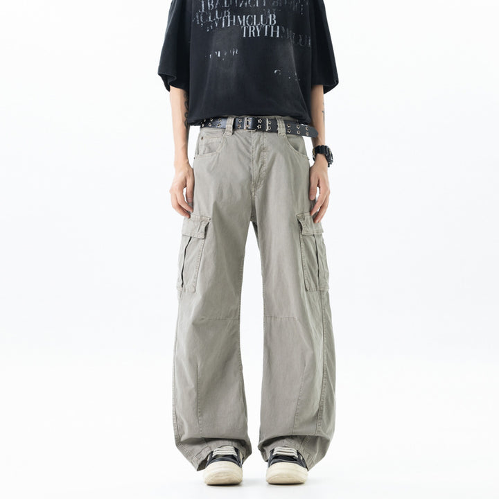 Damen Weite Baumwoll‑Cargo‑Culotte mit Multifachtaschen Drune
