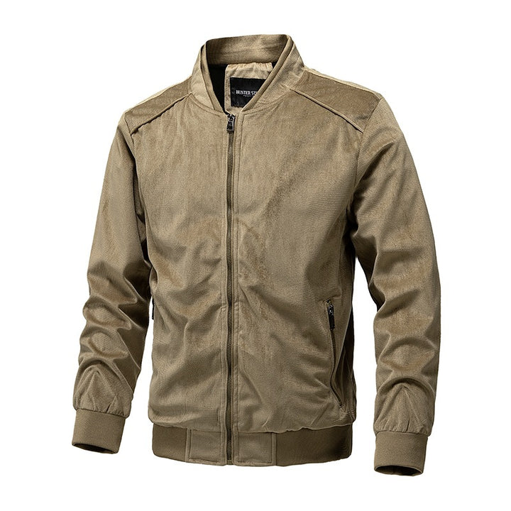 Herren Leichte wasserabweisende Kapuzen‑Windjacke mit Thermofutter & Brusttasche Drune