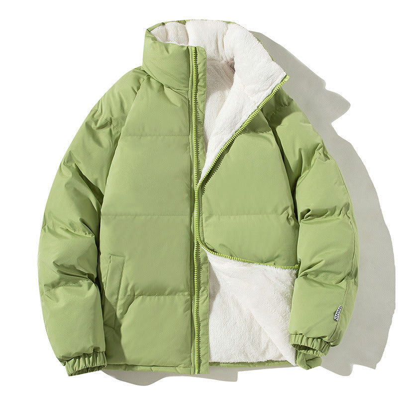 Damen gesteppte Thermo-Bomberjacke mit weichem Teddyfutter und hohem Stehkragen Drune