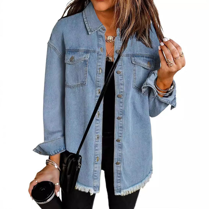Damen Jeanshemd Drune