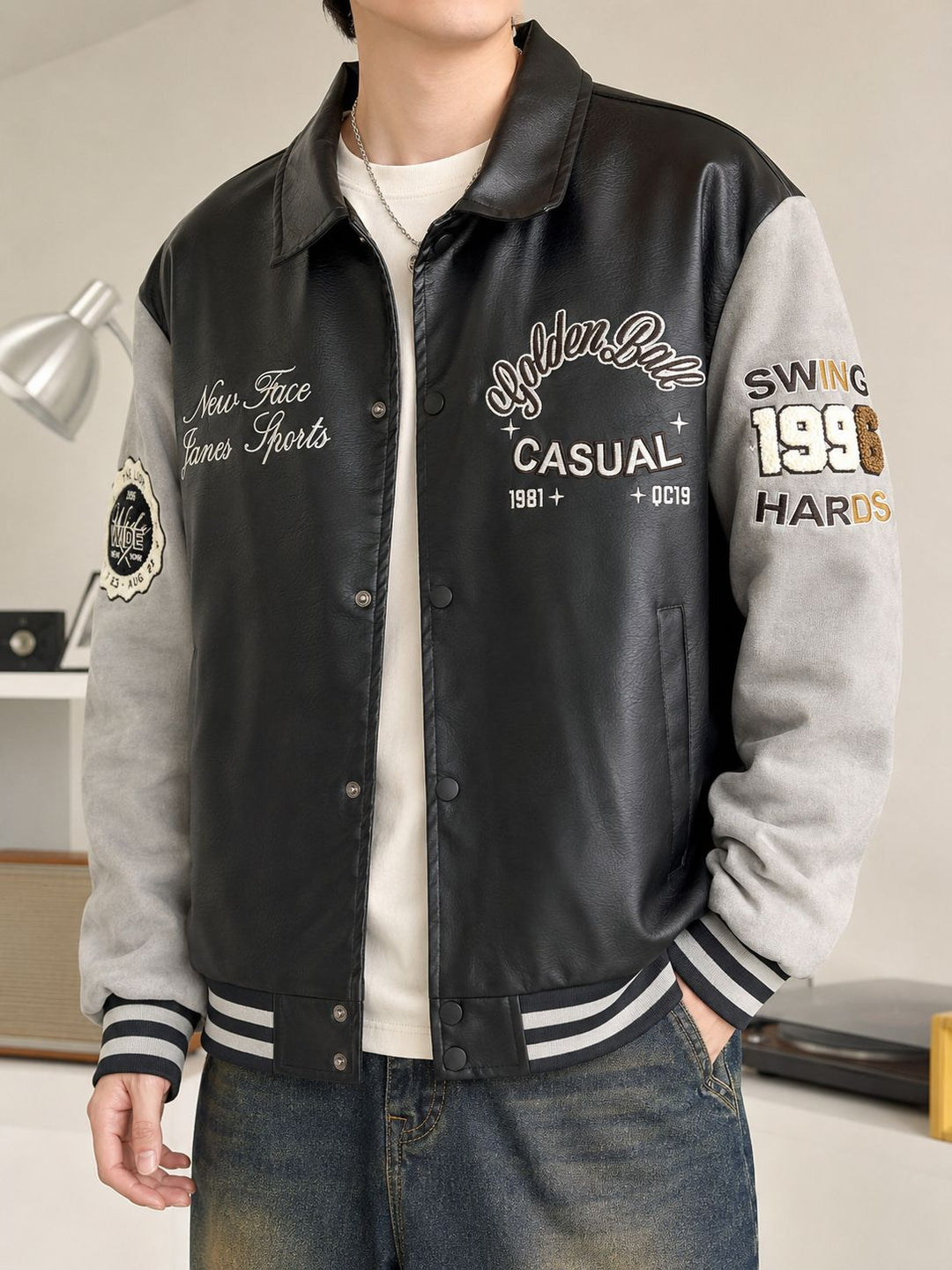 Herren Casual Bomberjacke Drune