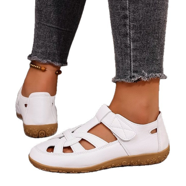Damen Komfortable Freizeitschuhe mit verstellbarem Riemen Drune