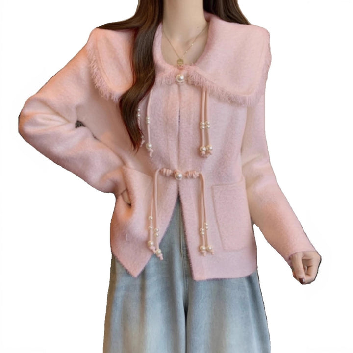 Damen Modische Strickjacke Drune