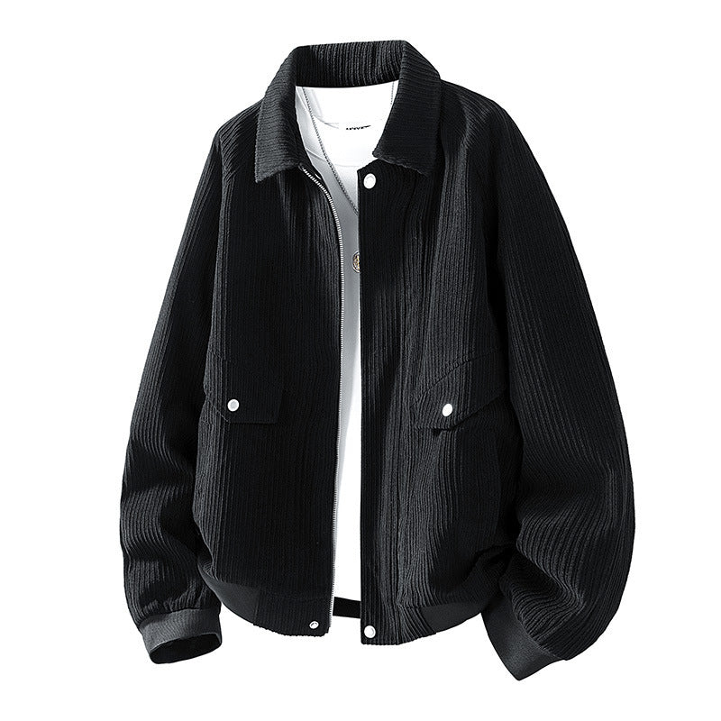 Herren Lässige Cordjacke Drune