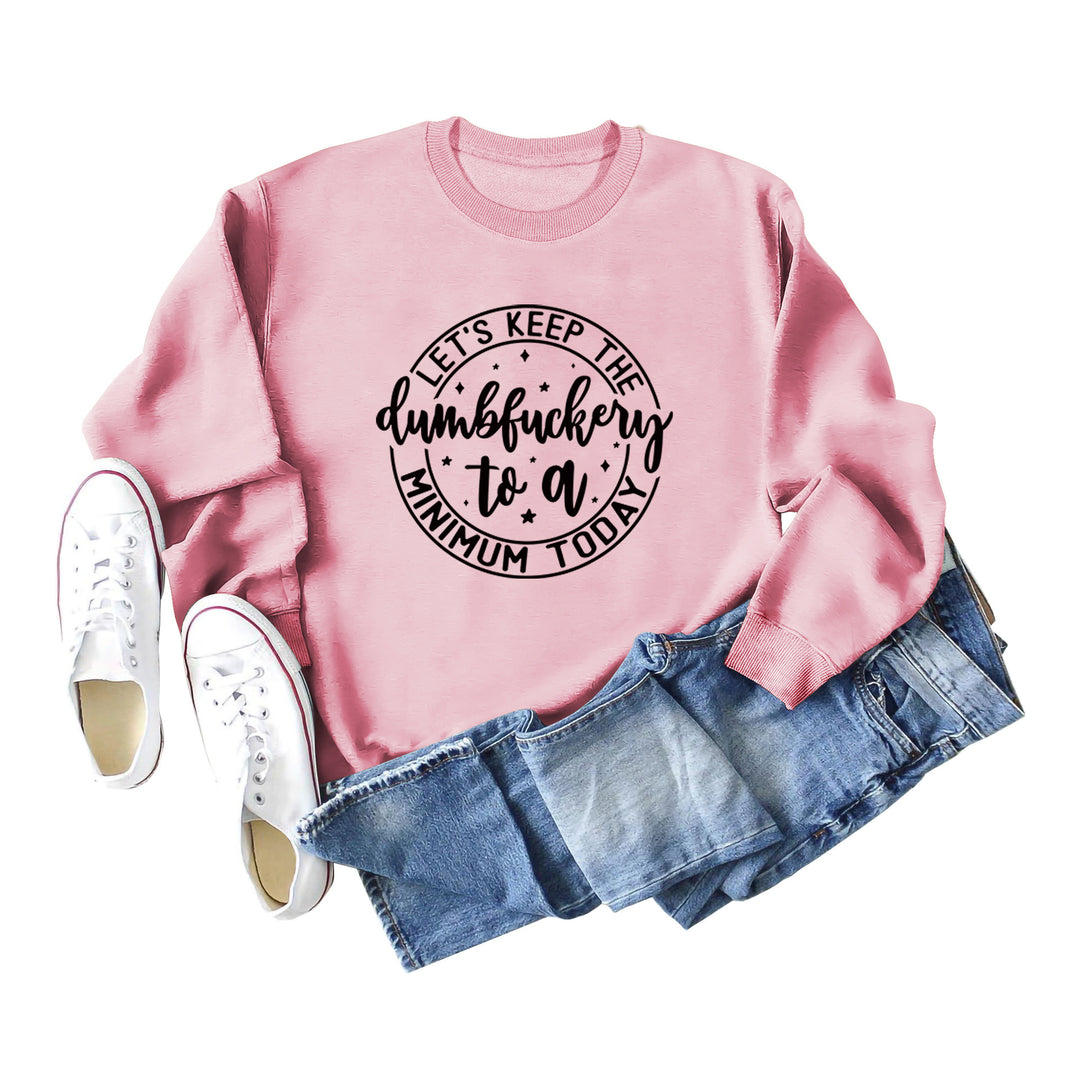 Damen grafisches Sweatshirt mit motivierendem Aufdruck Drune