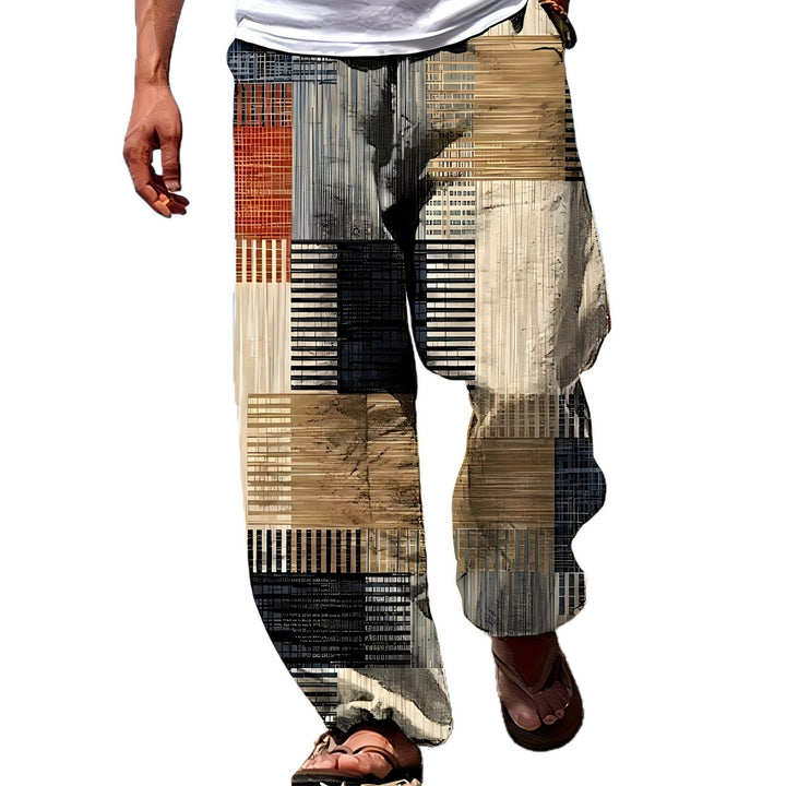 Herren Trendige Freizeithose mit einzigartigem Grafikdesign Drune
