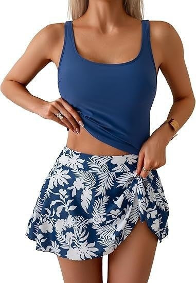 Damen Tankini-Set mit Rock Drune