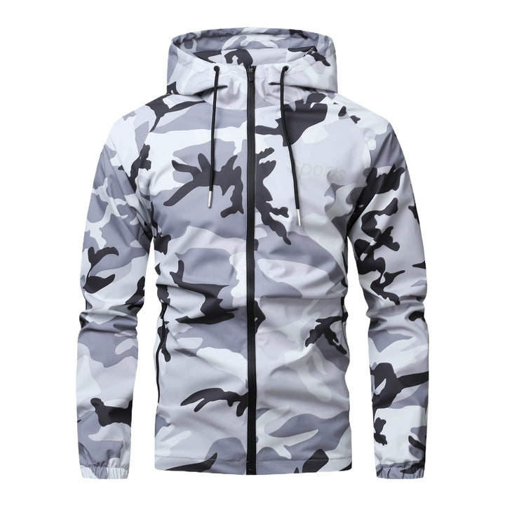 Herren Sportliche Camo-Funktionsjacke Drune
