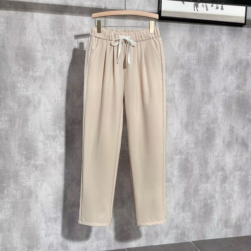 Damen Bequeme Jogginghose mit verstellbarem Bund Drune