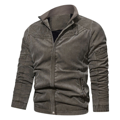Herren Modische Übergangsjacke mit Steppdetails Drune