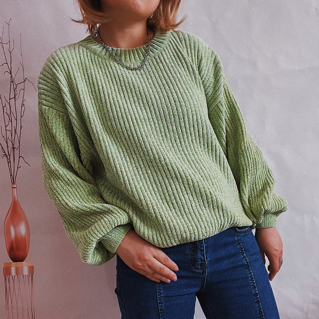 Damen Oversized Strickpullover Drune