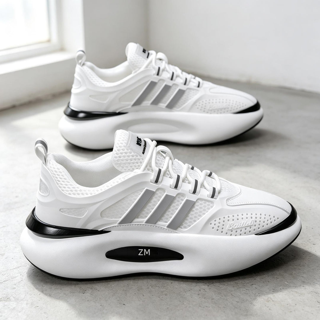 Herren Sportliche Sneakers mit atmungsaktivem Mesh und Dämpfung Drune