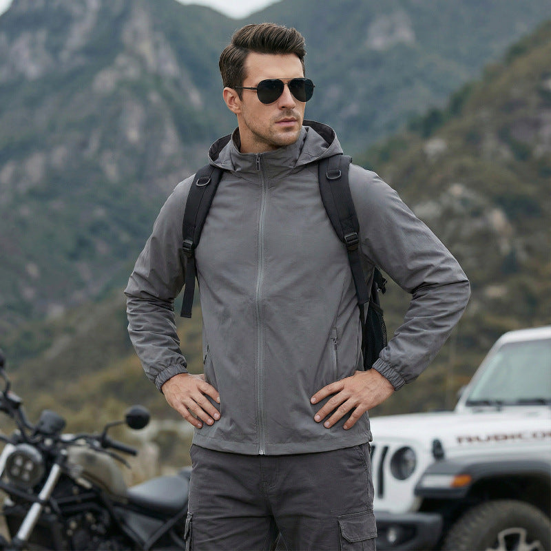 Herren Leichte wetterfeste Übergangsjacke Drune
