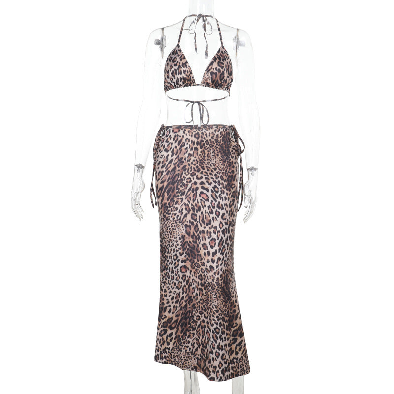 Damen Bikini-Set mit aufregendem Leopardenmuster Drune