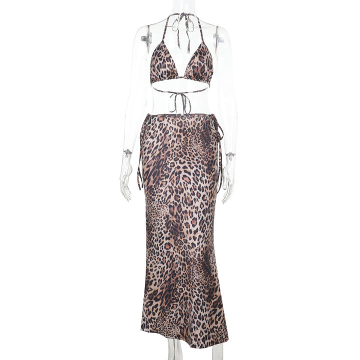 Damen Bikini-Set mit aufregendem Leopardenmuster Drune