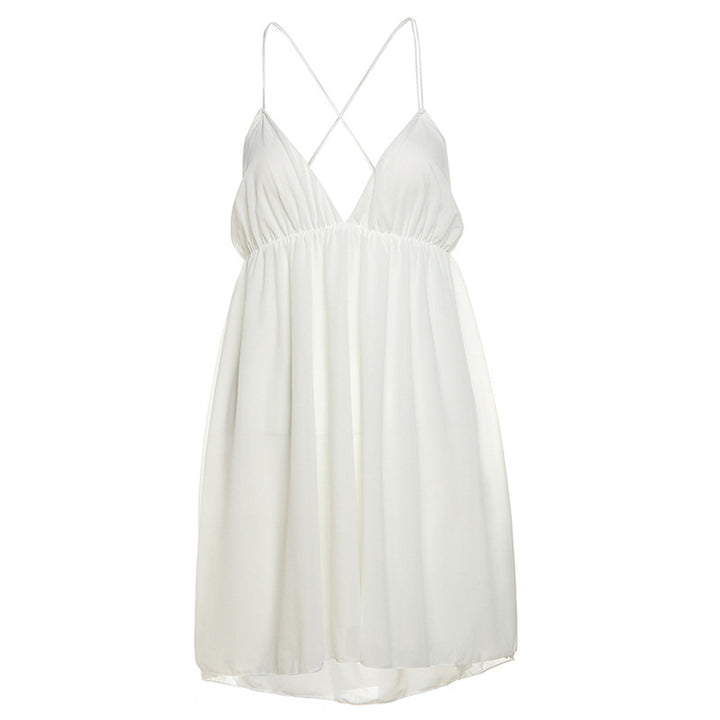 Drune | Rückenfreies Maxi Kleid Mit Cut Out Zeitlose Sommer Eleganz