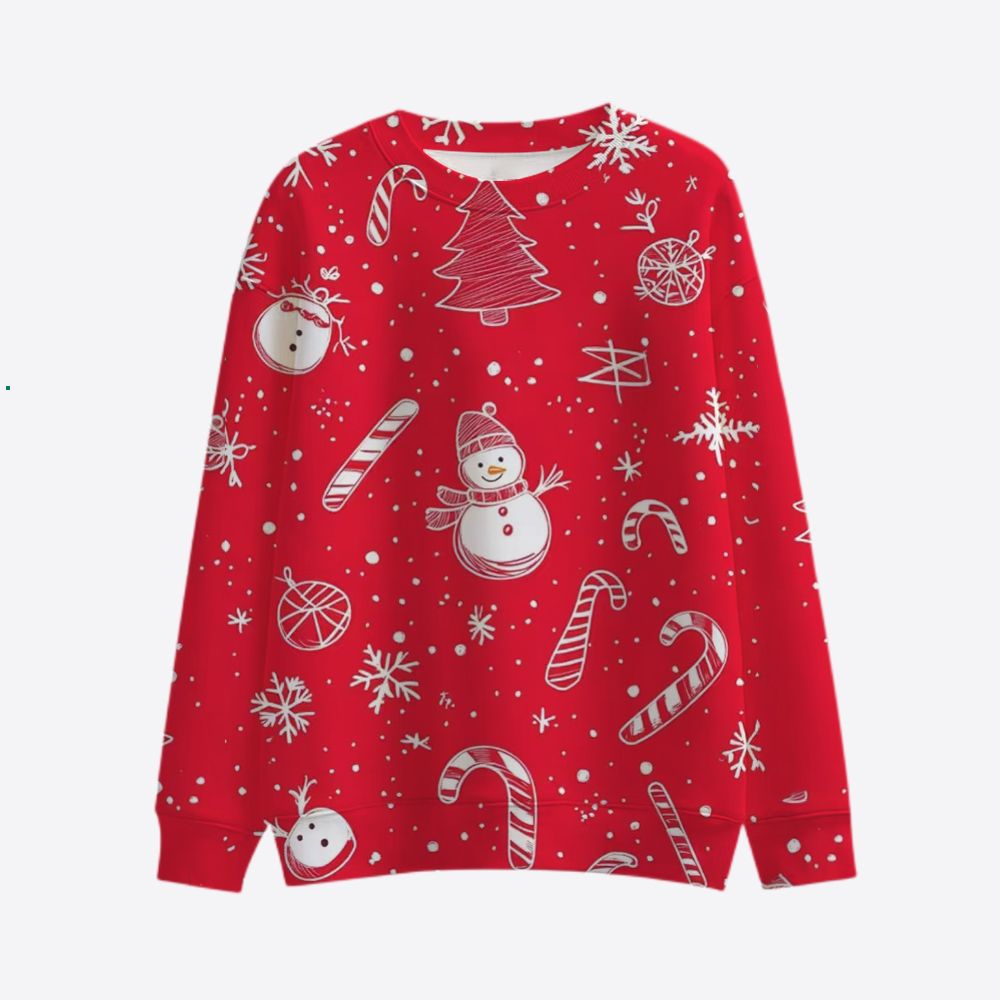 Damen Festlicher Weihnachts-Sweatshirt Drune