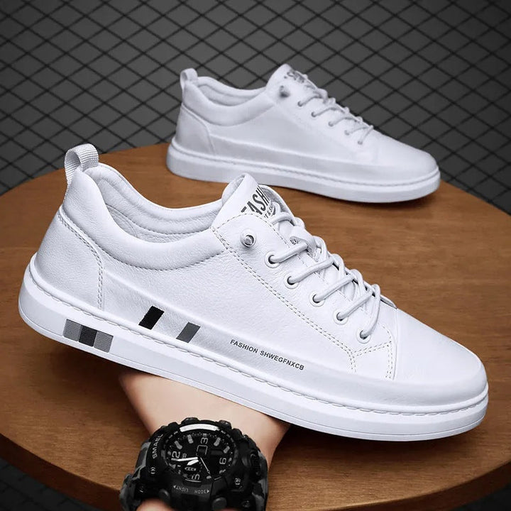 Damen Sportliche Sneaker aus hochwertigem Leder mit ergonomischer Dämpfung Drune