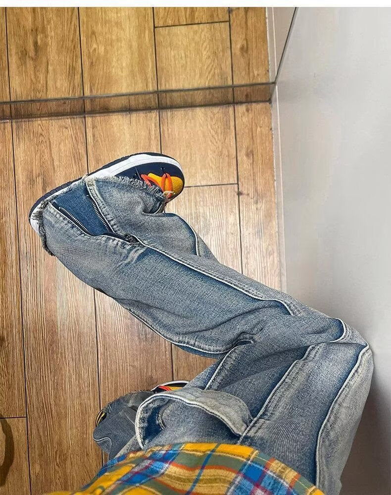 Herren Lässige Cargo-Jeans Drune