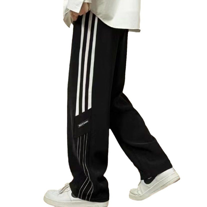 Herren Sportliche Freizeithose mit modernen Seitendetails Drune