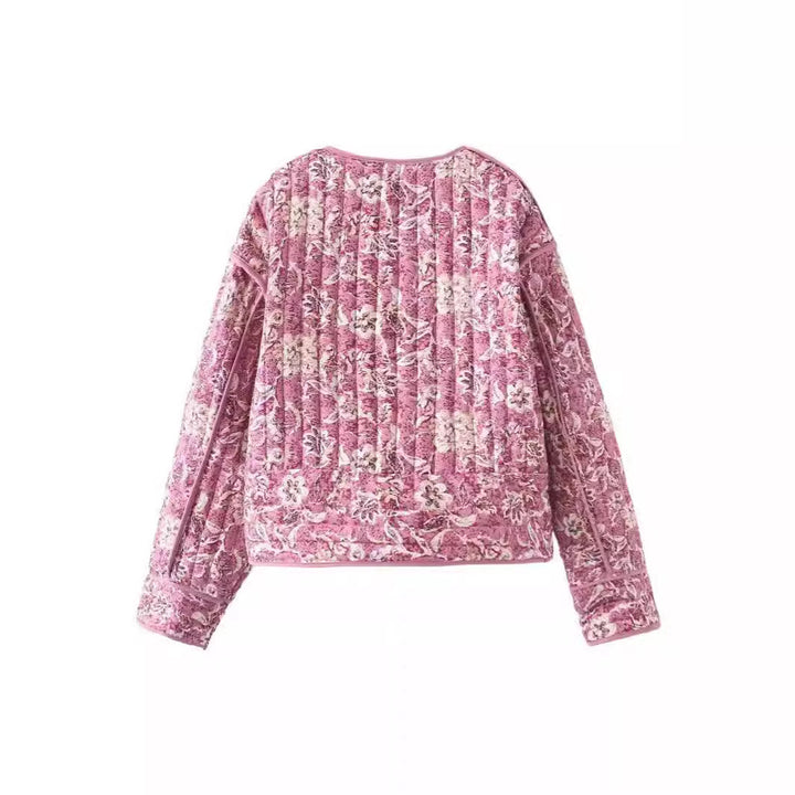 Damen Bedruckte Steppjacke Drune