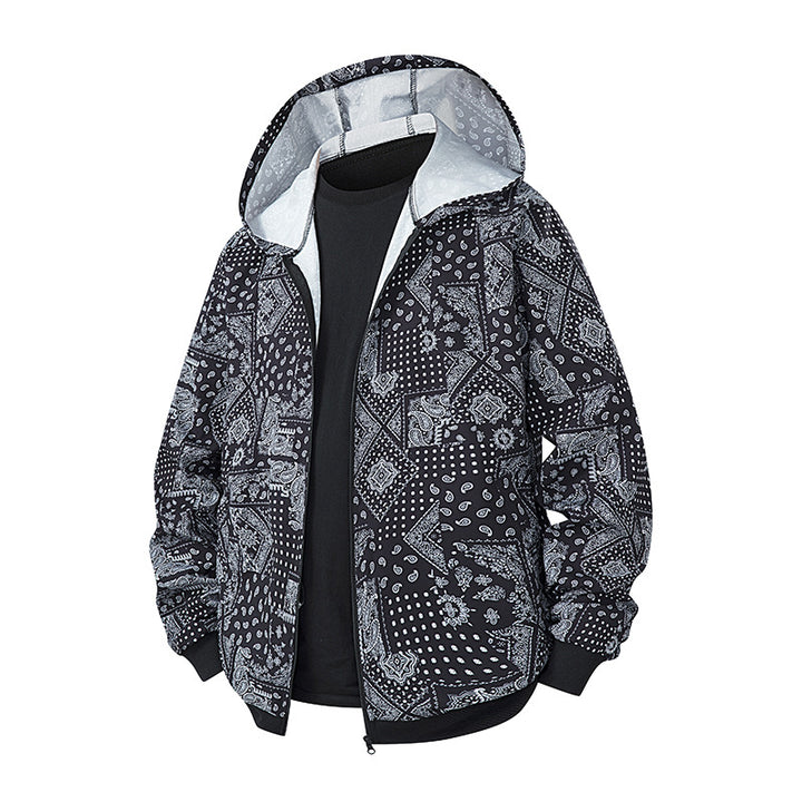 Damen Künstlerische Kapuzenjacke Drune