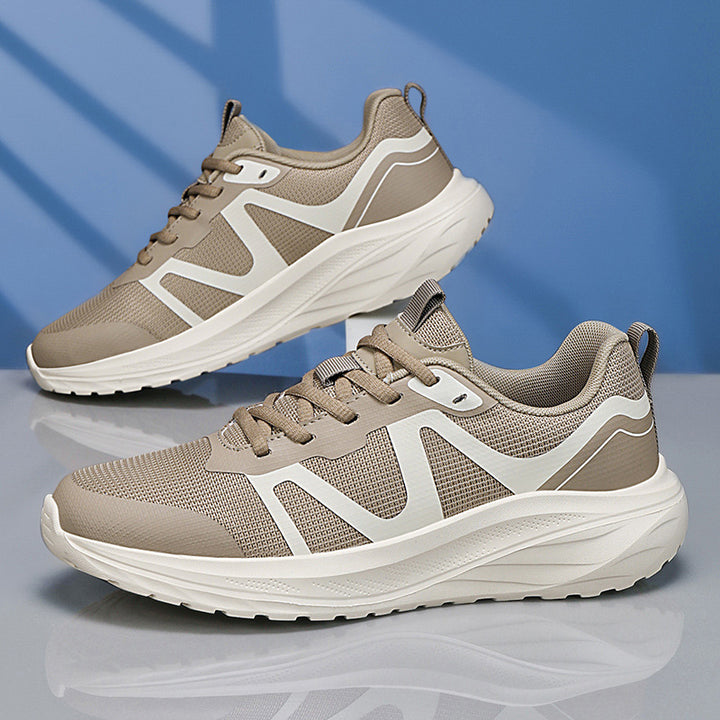 Unisex leichte Mesh‑Walking‑Sneaker mit ergonomischer Wellen‑Zwischensohle und rutschfester Laufsohle Drune