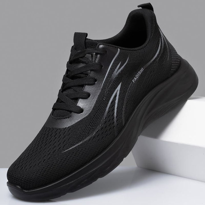 Herren Atmungsaktive Strick-Laufschuhe mit Komfortdämpfung und rutschfester Sohle Drune