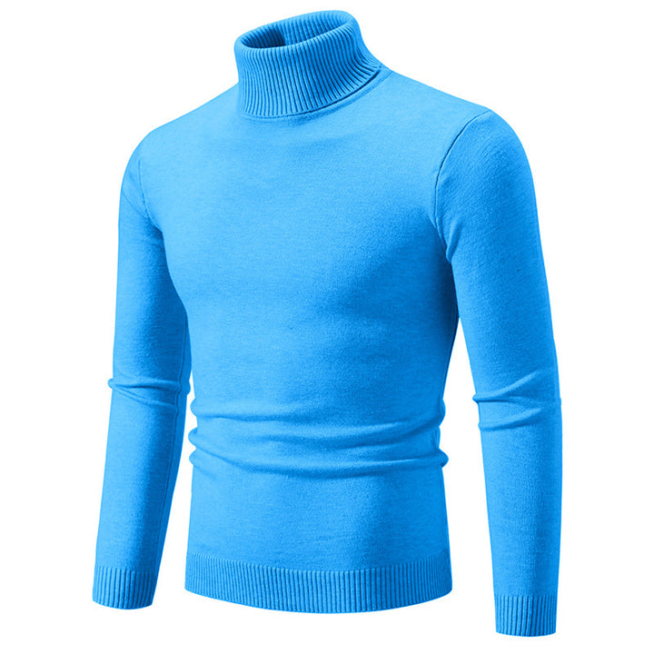 Herren schicker Rollkragenpullover aus hochwertiger Baumwolle Drune