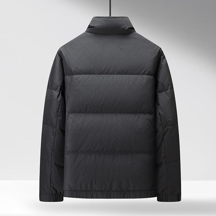 Drune | Daunenjacke Regular Fit Gepolstert Hoher Kragen Druckknopfverschluss