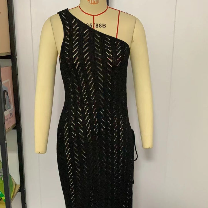 Damen Zweiteiler Strickensemble mit raffiniertem Schnitt Drune