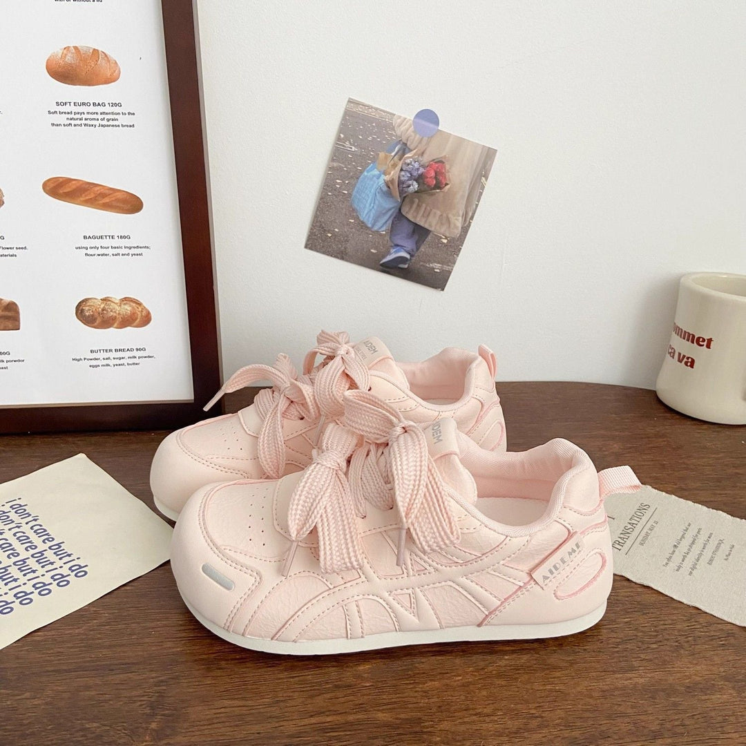 Damen Komfortable Sneakers mit verspieltem Schnürdesign Drune