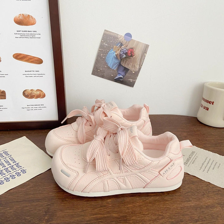 Damen Komfortable Sneakers mit verspieltem Schnürdesign Drune