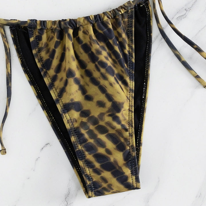 Damen Triangel-Bikini mit verstellbaren Schnürdetails Drune