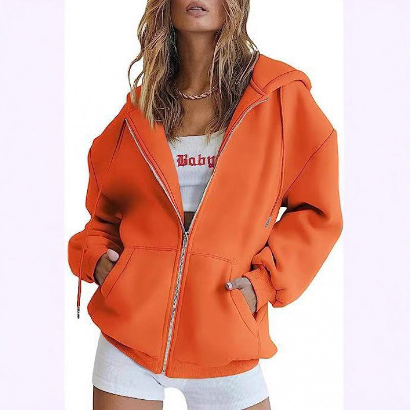 Damen Oversized Kapuzenjacke Drune