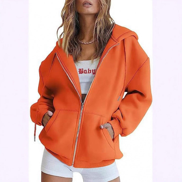 Damen Oversized Kapuzenjacke Drune