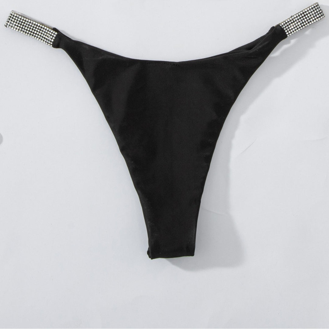 Damen Bikini-Unterteil mit funkelnden Strassdetails Drune