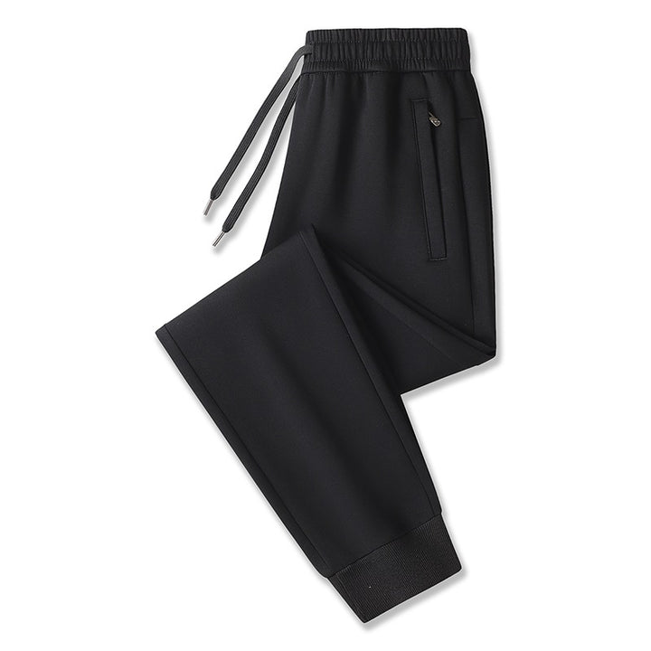 Herren Tech-Jogginghose mit elastischem Bund, Reißverschlusstaschen & Bündchen Drune