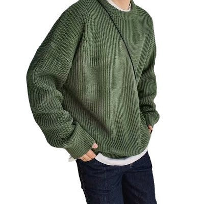 Damen Bequemer Oversized Strickpullover Drune