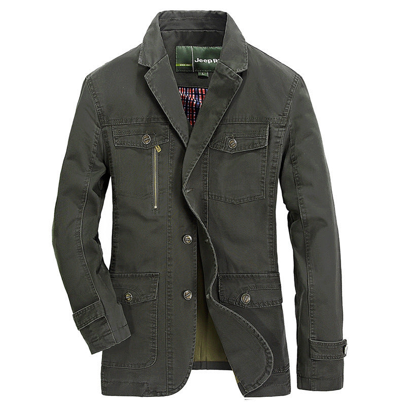 Herren Modische Utility-Jacke Drune 1788321727