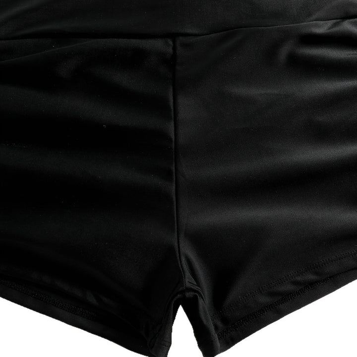 Damen Crop-Bikini Oberteil mit Rüschenbadeshorts Drune