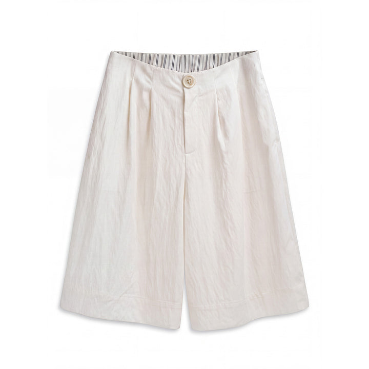 Damen Weite Leinen-Culotte Drune