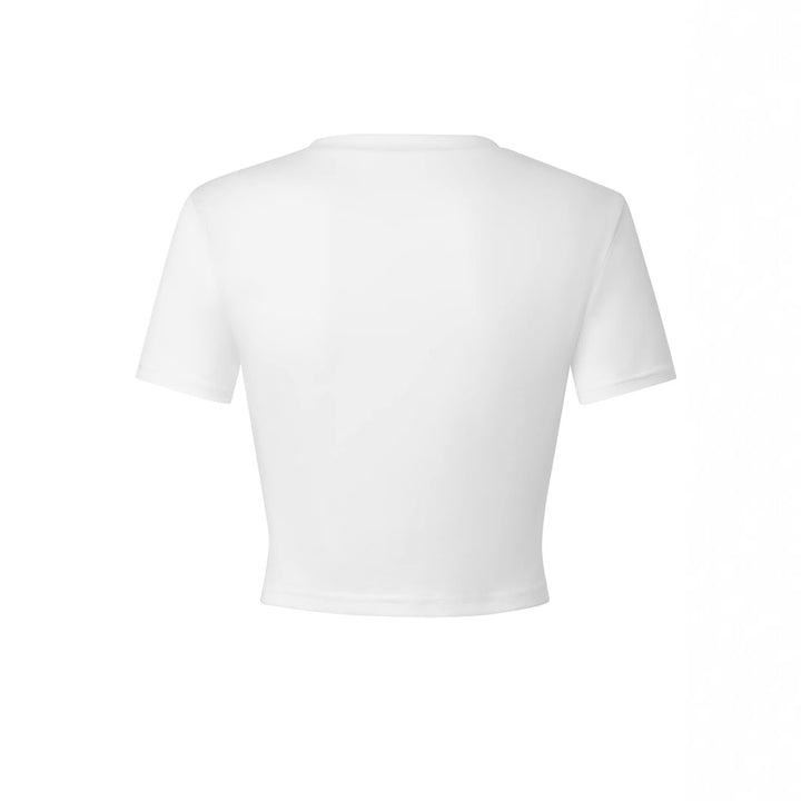 Damen Crop-T-Shirt mit festlichem Geburtstagsthema Drune