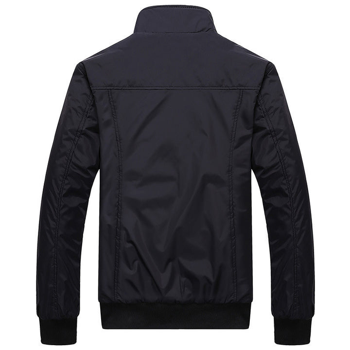 Herren Modische Übergangsjacke mit hohem Kragen Drune