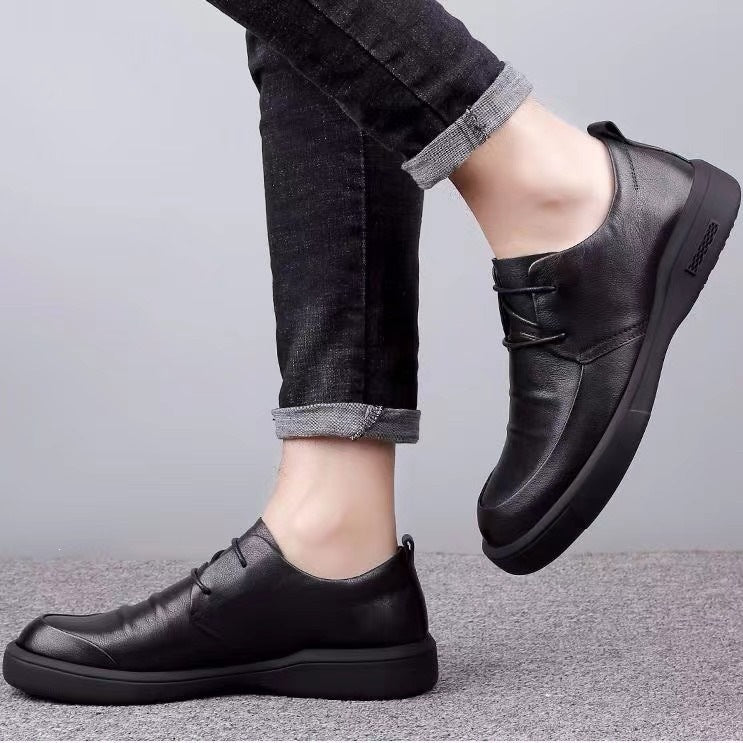 Herren Bequeme Schnürschuhe aus hochwertigem Leder Drune