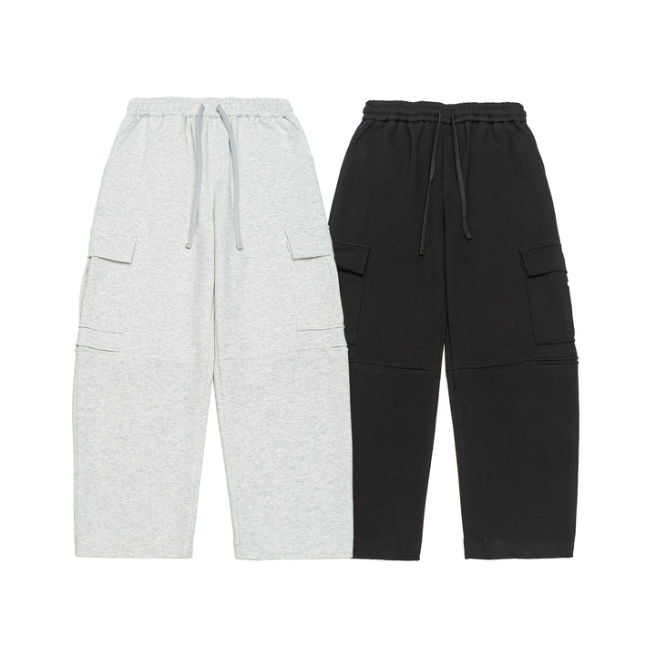 Damen Cargo-Sweathose mit Tunnelzugbund und aufgesetzten Taschen Drune