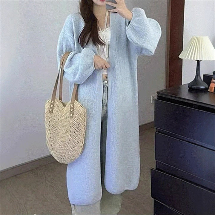 Damen Oversized Wohndress Drune